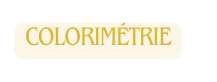 Colorimétrie